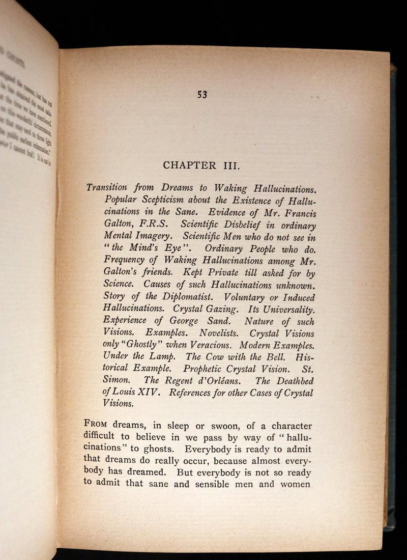 1897 Scarce First Edition - THE BOOK OF DREAMS AND GHOSTS by Andrew Lang.