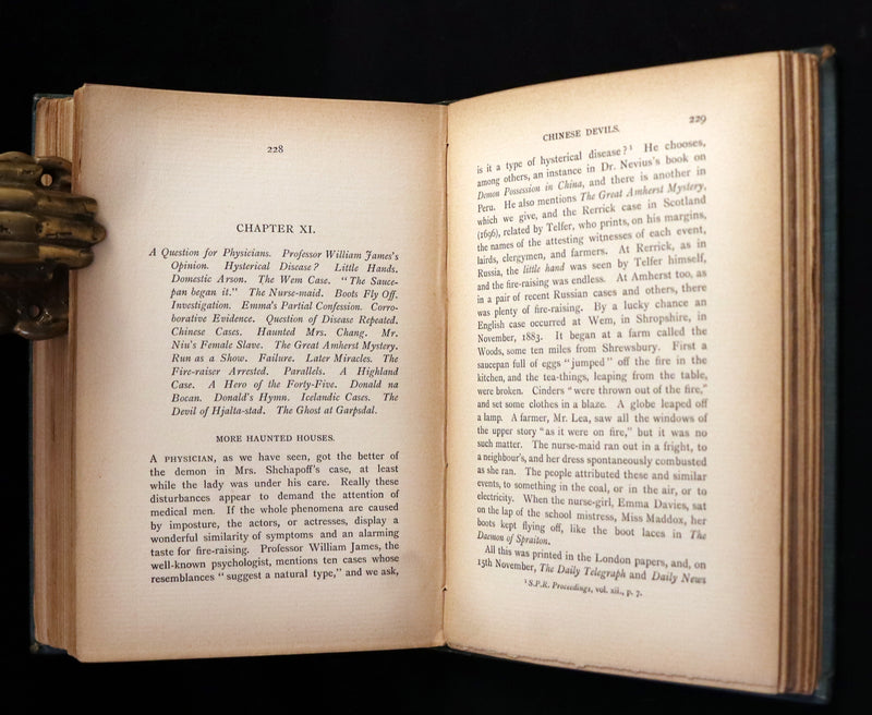 1897 Scarce First Edition - THE BOOK OF DREAMS AND GHOSTS by Andrew Lang.