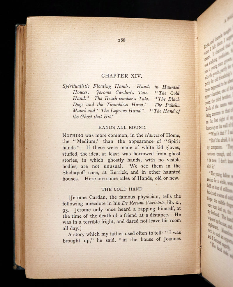 1897 Scarce First Edition - THE BOOK OF DREAMS AND GHOSTS by Andrew Lang.