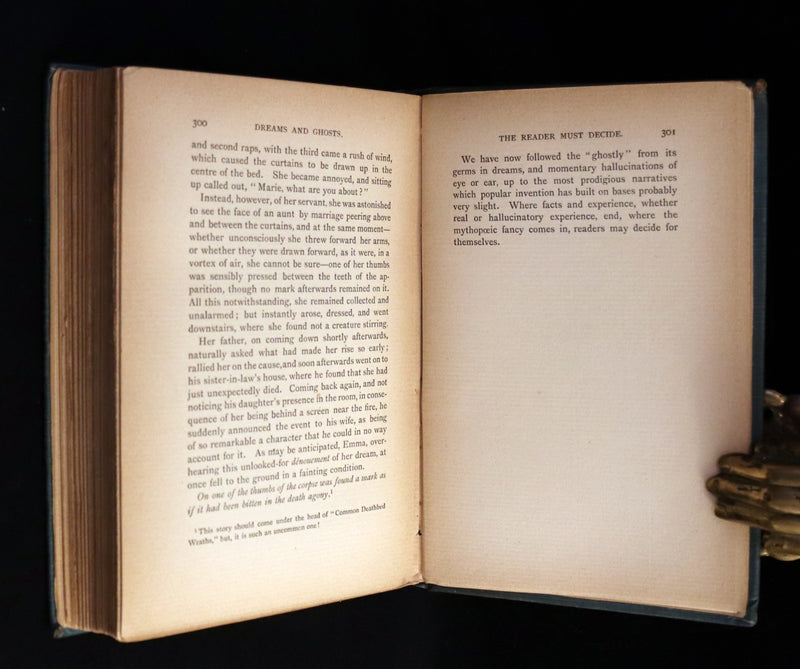 1897 Scarce First Edition - THE BOOK OF DREAMS AND GHOSTS by Andrew Lang.