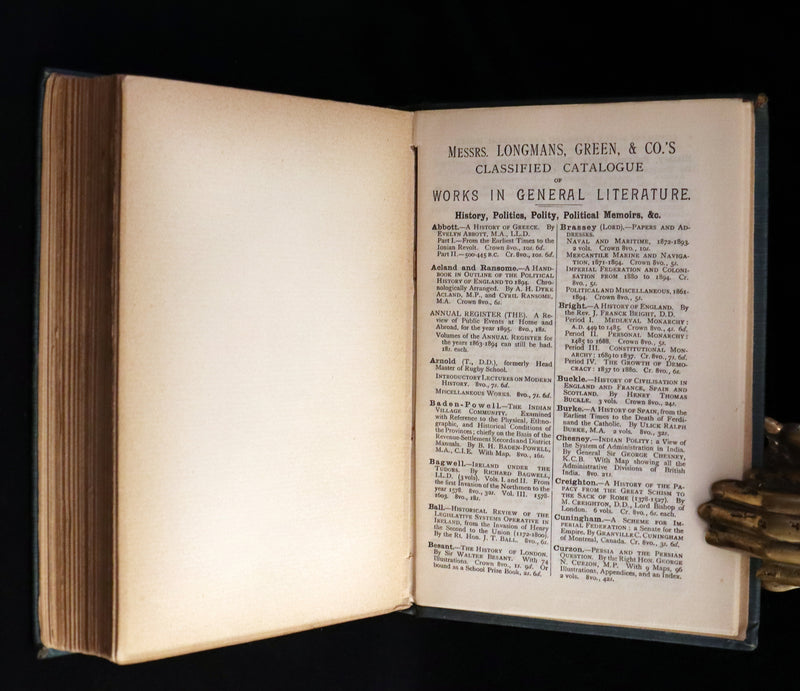 1897 Scarce First Edition - THE BOOK OF DREAMS AND GHOSTS by Andrew Lang.