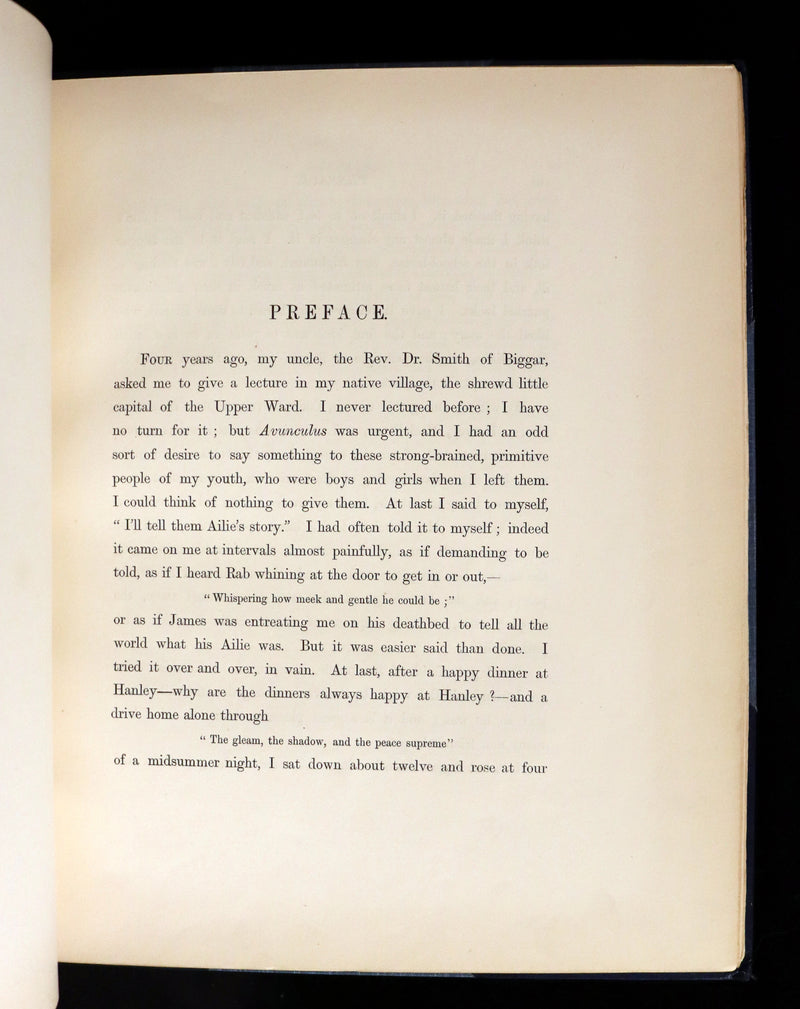 1862 Rare Dog Story in a Bayntun Binding - Rab and His Friends illustrated by Dr John Brown.