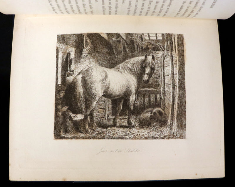 1862 Rare Dog Story in a Bayntun Binding - Rab and His Friends illustrated by Dr John Brown.