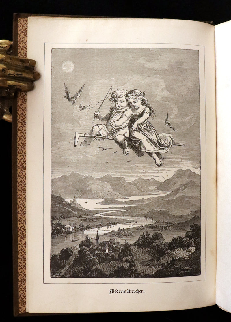1888 Rare German Book - Hans Christian Andersen - Sammtliche Marchen - Complete FAIRY TALES. Illustrated.