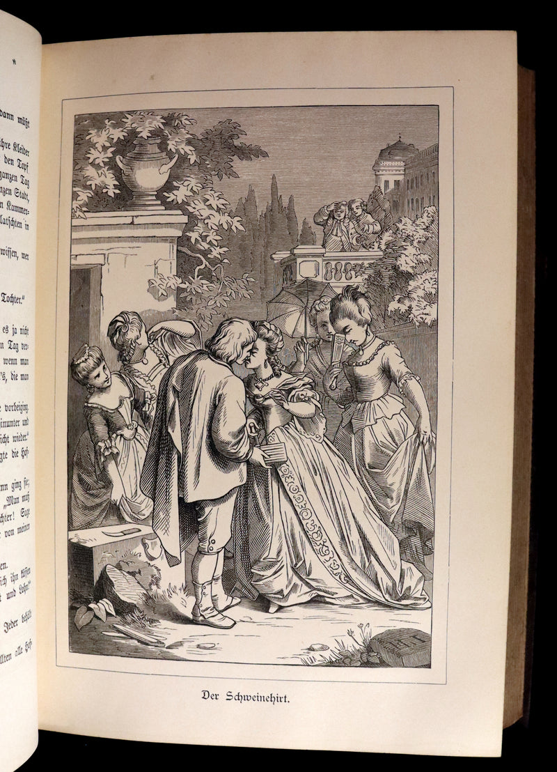 1888 Rare German Book - Hans Christian Andersen - Sammtliche Marchen - Complete FAIRY TALES. Illustrated.