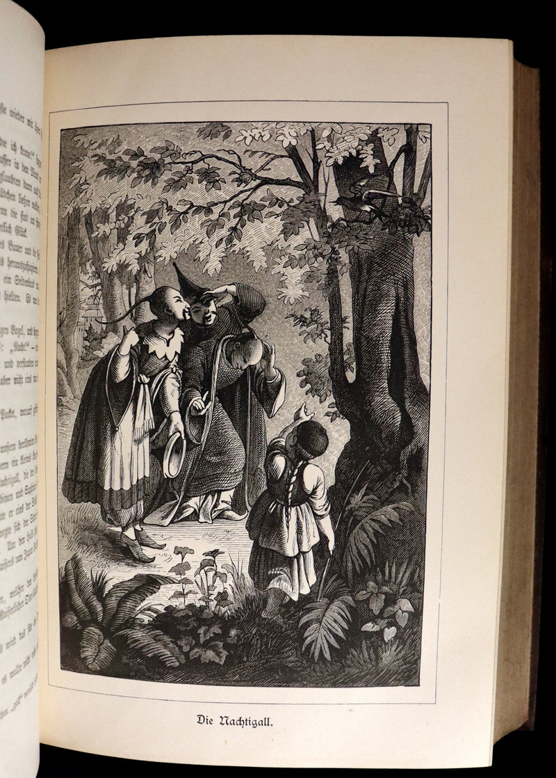 1888 Rare German Book - Hans Christian Andersen - Sammtliche Marchen - Complete FAIRY TALES. Illustrated.