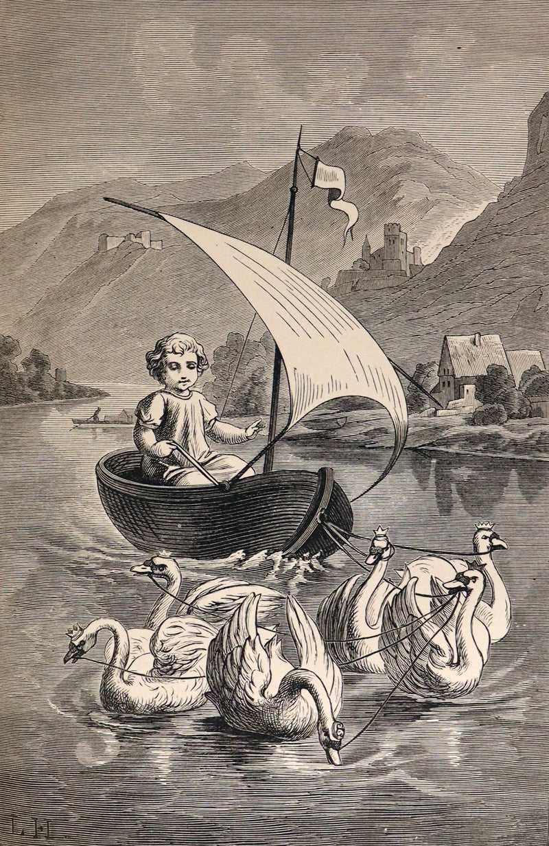 1888 Rare German Book - Hans Christian Andersen - Sammtliche Marchen - Complete FAIRY TALES. Illustrated.