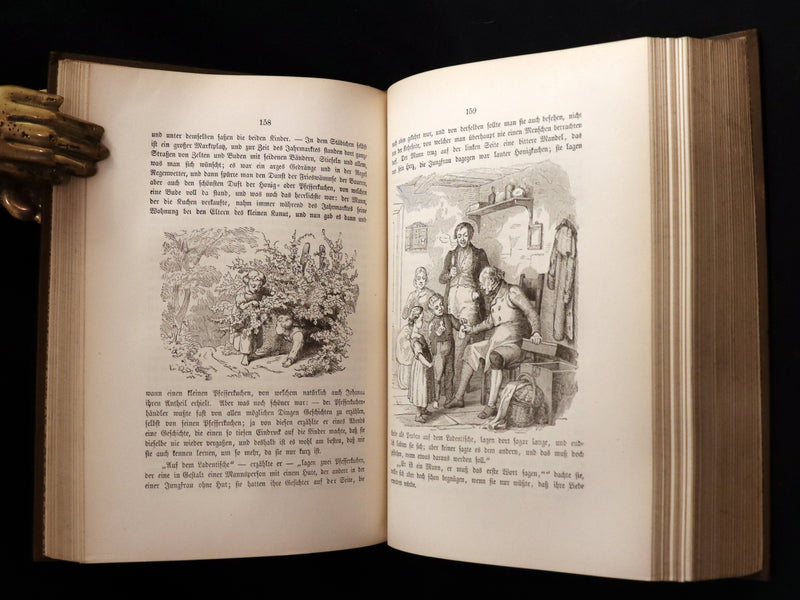 1888 Rare German Book - Hans Christian Andersen - Sammtliche Marchen - Complete FAIRY TALES. Illustrated.