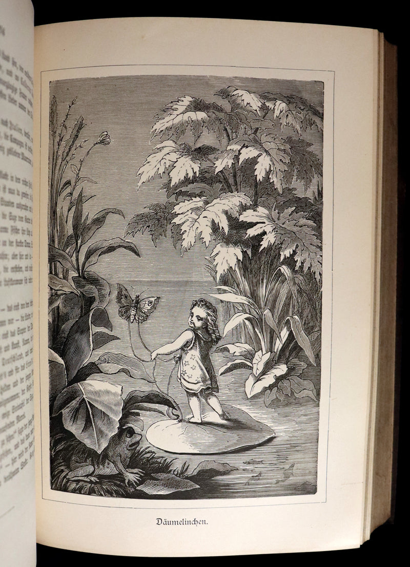 1888 Rare German Book - Hans Christian Andersen - Sammtliche Marchen - Complete FAIRY TALES. Illustrated.