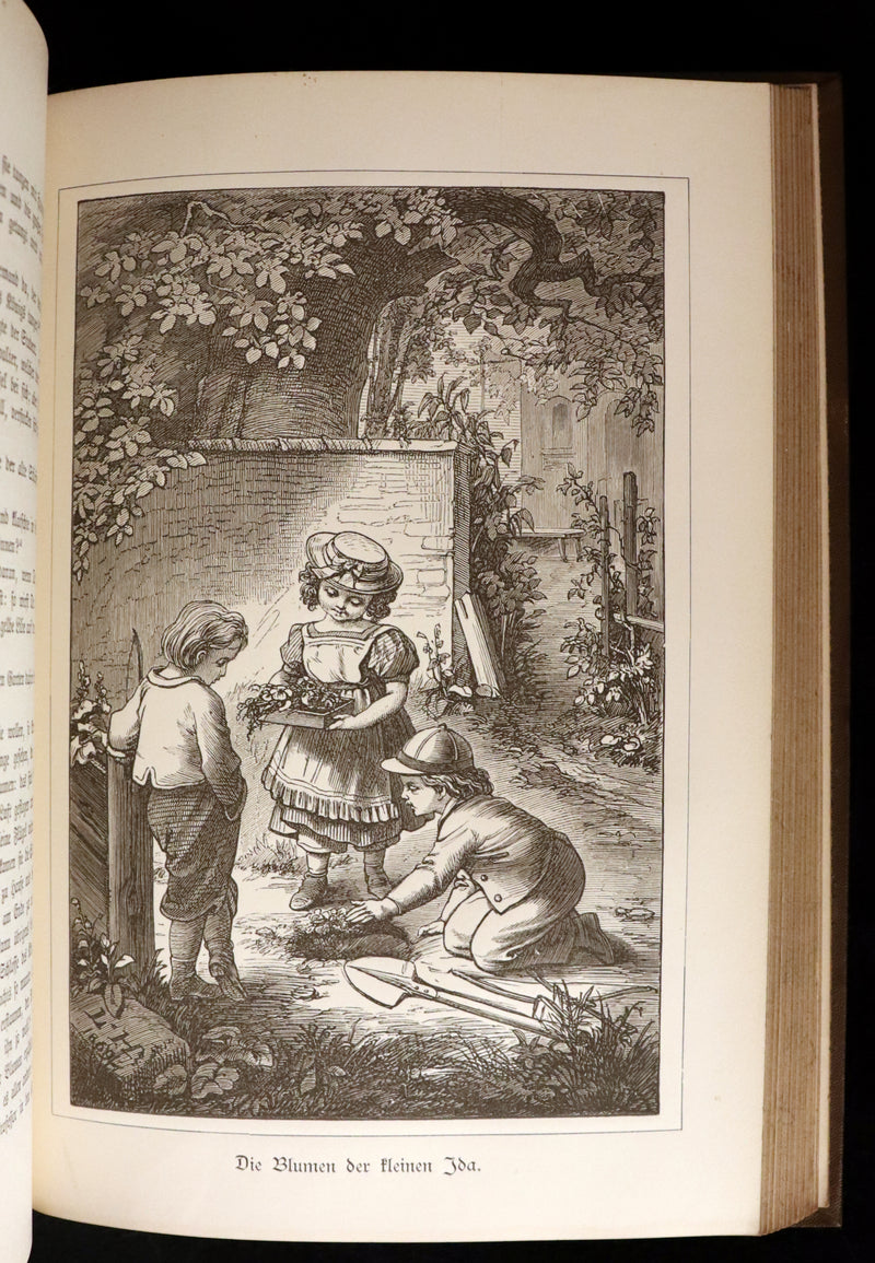 1888 Rare German Book - Hans Christian Andersen - Sammtliche Marchen - Complete FAIRY TALES. Illustrated.