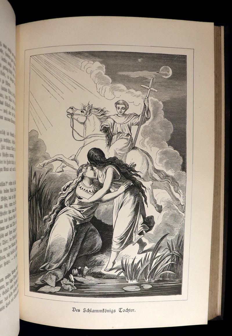 1888 Rare German Book - Hans Christian Andersen - Sammtliche Marchen - Complete FAIRY TALES. Illustrated.