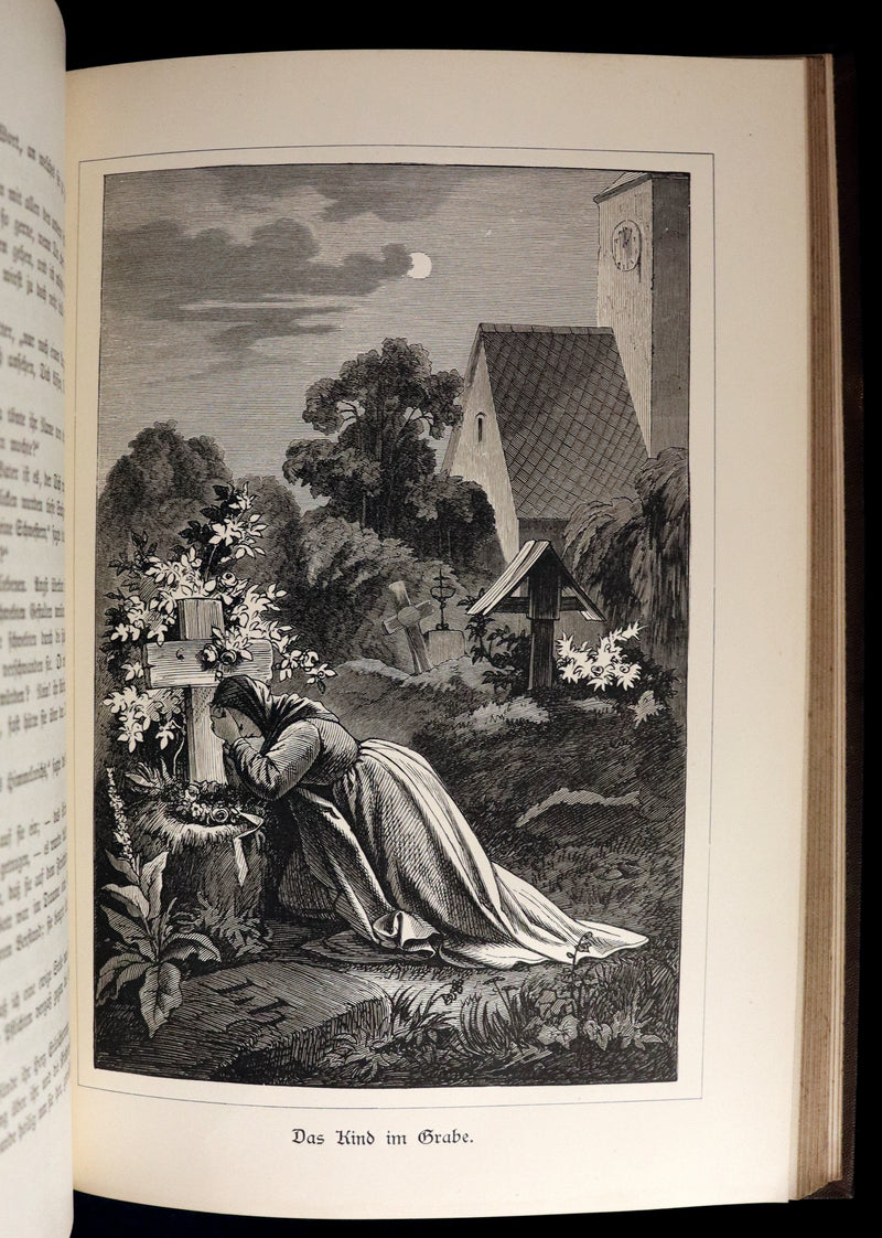 1888 Rare German Book - Hans Christian Andersen - Sammtliche Marchen - Complete FAIRY TALES. Illustrated.