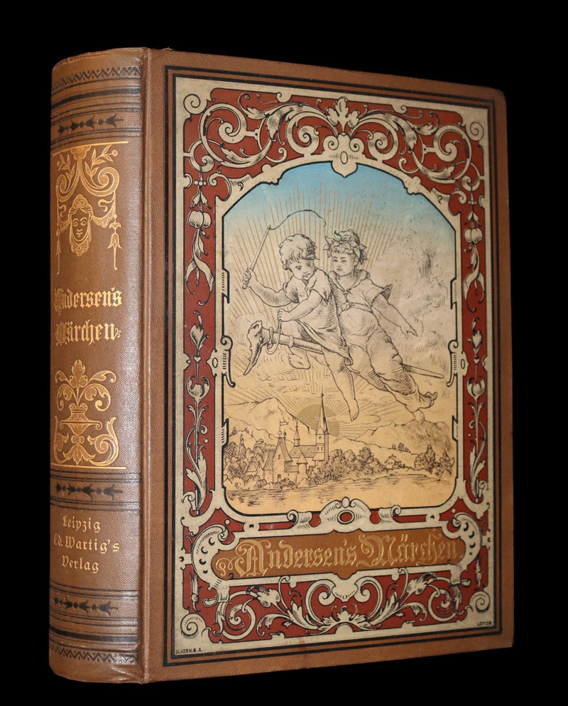 1888 Rare German Book - Hans Christian Andersen - Sammtliche Marchen - Complete FAIRY TALES. Illustrated.