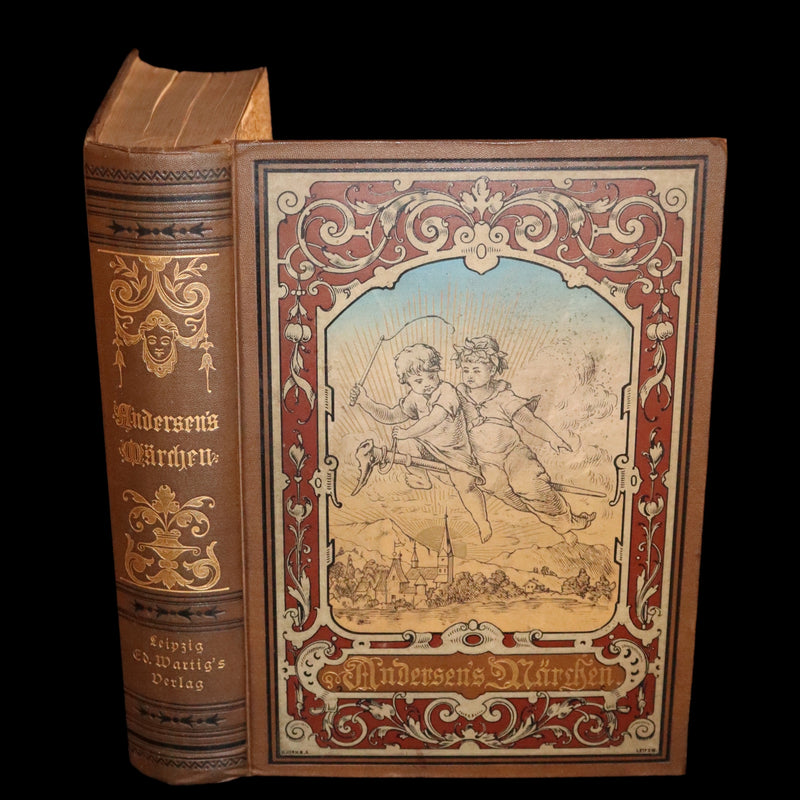 1888 Rare German Book - Hans Christian Andersen - Sammtliche Marchen - Complete FAIRY TALES. Illustrated.