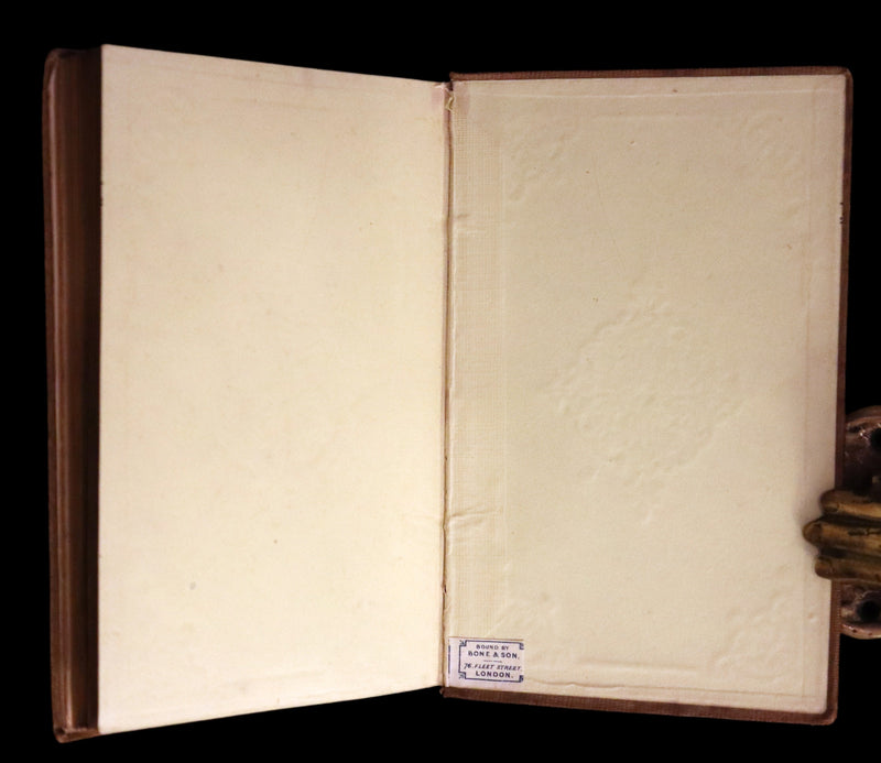 1850 Rare Victorian Book ~ Favourite Field Flowers, or, Wild Flowers of England Popularly Described by Robert Tyas.