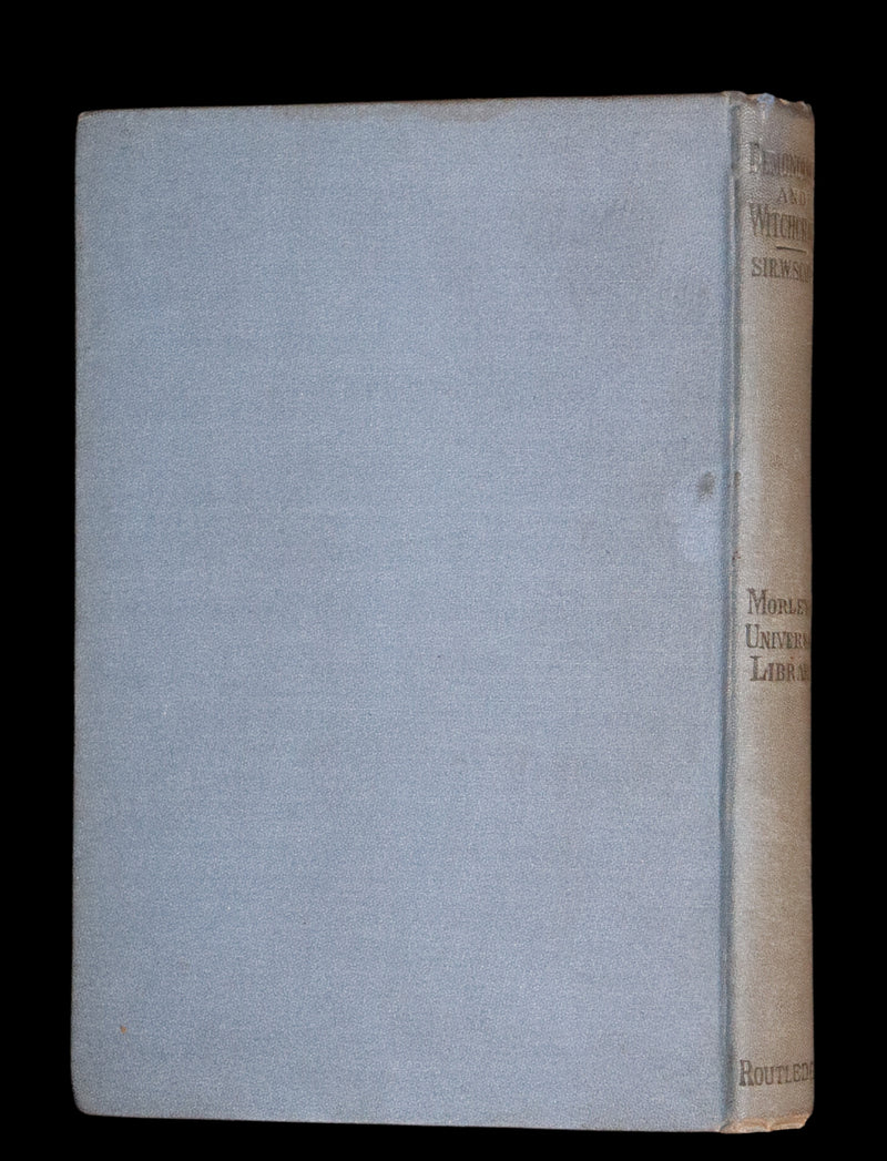 1884 Rare Edition  - Demonology & Witchcraft - WITCHES & FAIRIES by Sir Walter Scott.