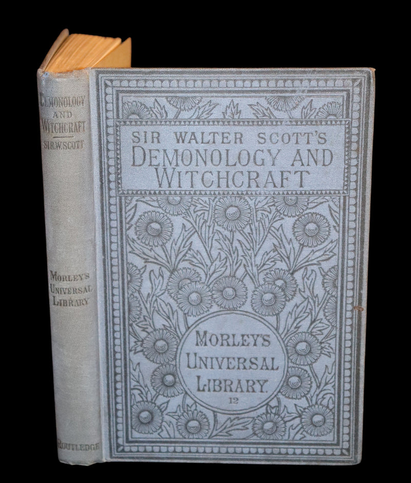 1884 Rare Edition  - Demonology & Witchcraft - WITCHES & FAIRIES by Sir Walter Scott.