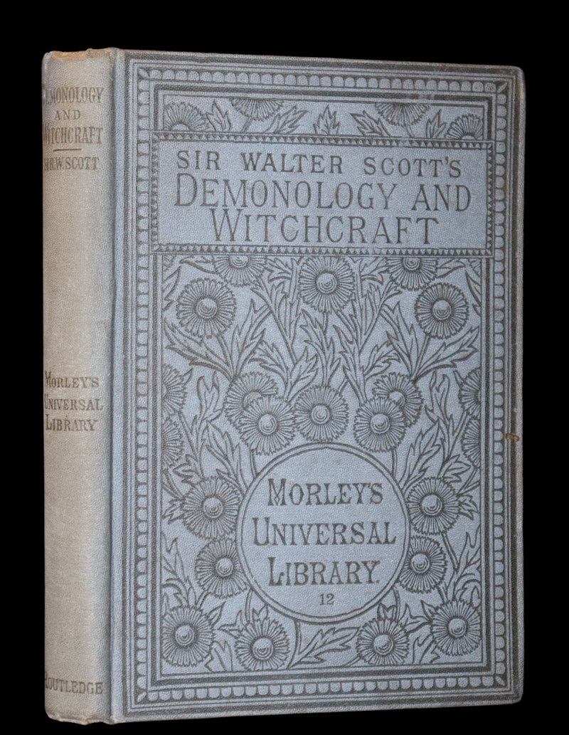 1884 Rare Edition  - Demonology & Witchcraft - WITCHES & FAIRIES by Sir Walter Scott.