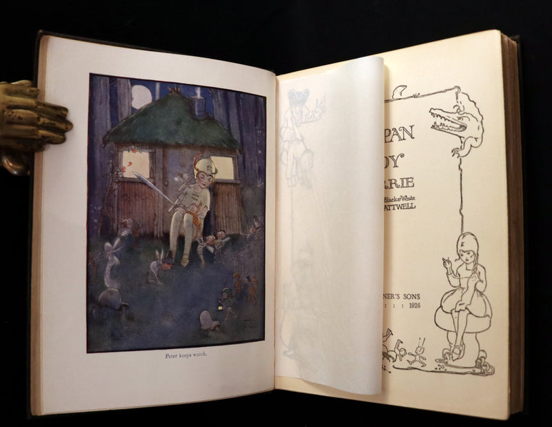 1926 Rare Book - Peter Pan and Wendy by J.M. Barrie Illustrated by Mabel Lucie Attwell.