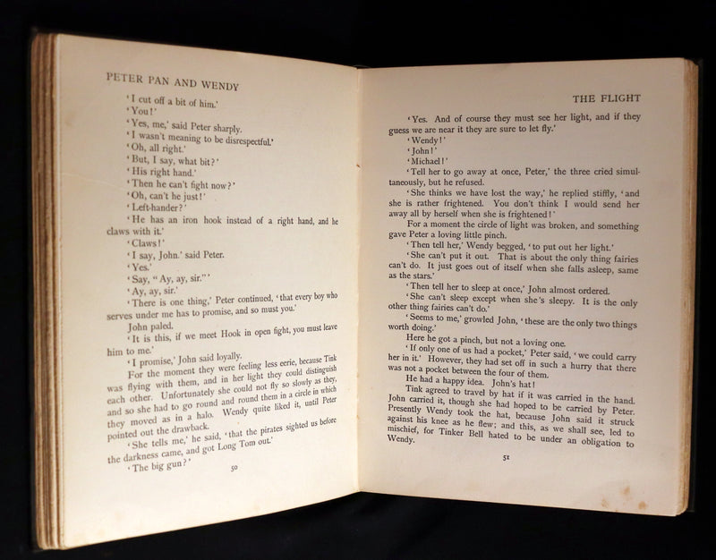 1926 Rare Book - Peter Pan and Wendy by J.M. Barrie Illustrated by Mabel Lucie Attwell.