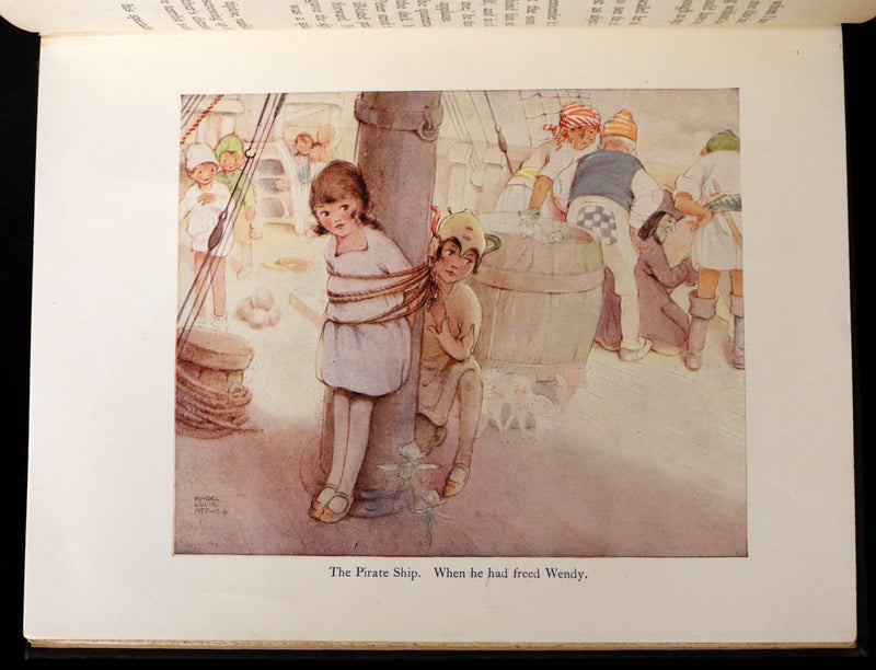 1926 Rare Book - Peter Pan and Wendy by J.M. Barrie Illustrated by Mabel Lucie Attwell.