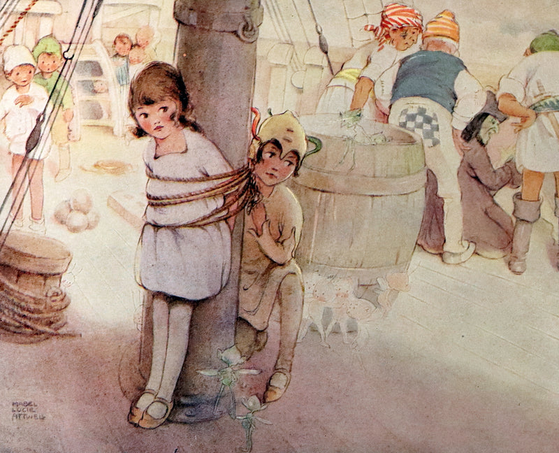 1926 Rare Book - Peter Pan and Wendy by J.M. Barrie Illustrated by Mabel Lucie Attwell.