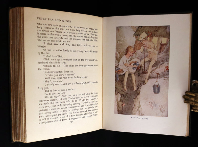 1926 Rare Book - Peter Pan and Wendy by J.M. Barrie Illustrated by Mabel Lucie Attwell.