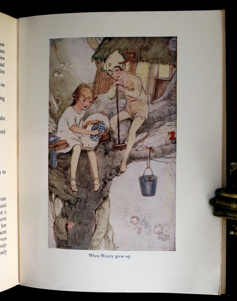 1926 Rare Book - Peter Pan and Wendy by J.M. Barrie Illustrated by Mabel Lucie Attwell.