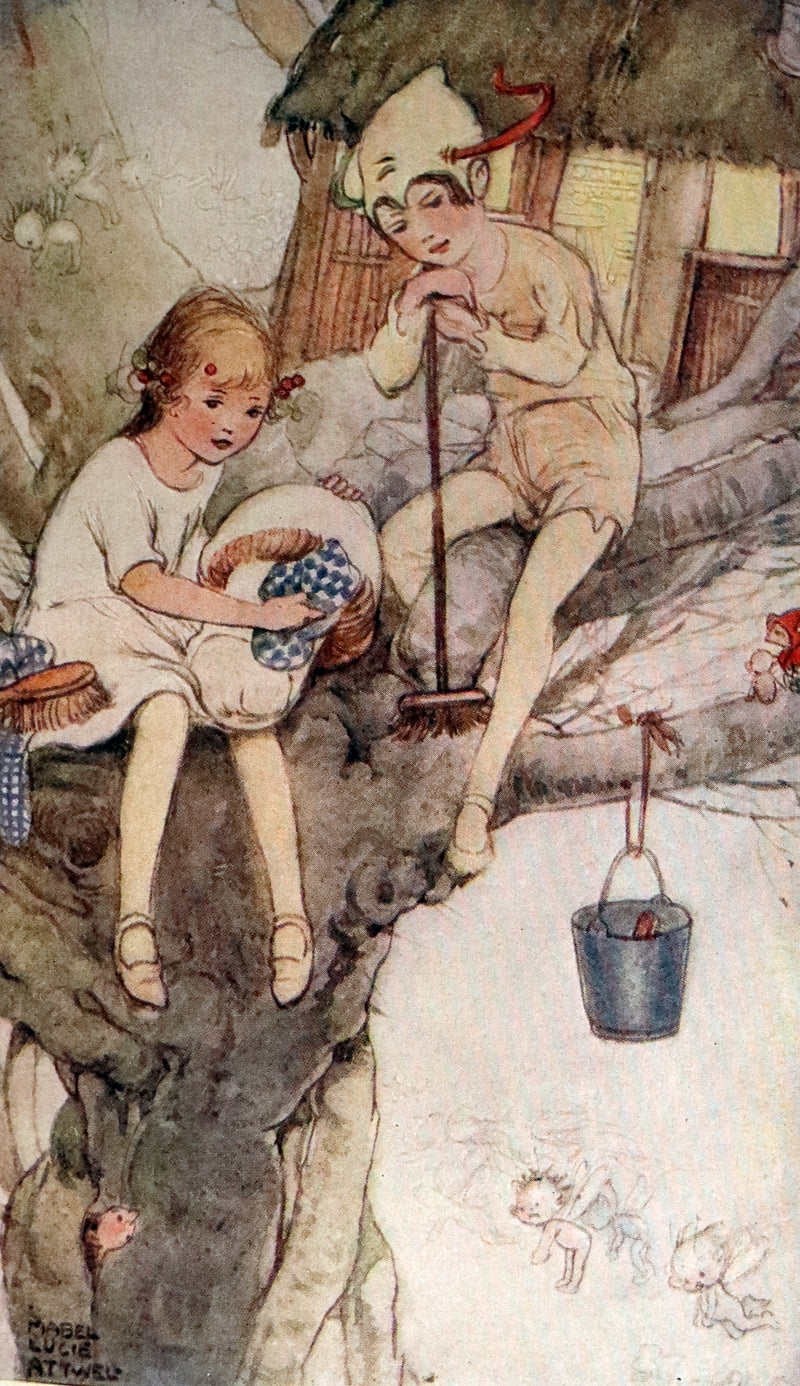 1926 Rare Book - Peter Pan and Wendy by J.M. Barrie Illustrated by Mabel Lucie Attwell.