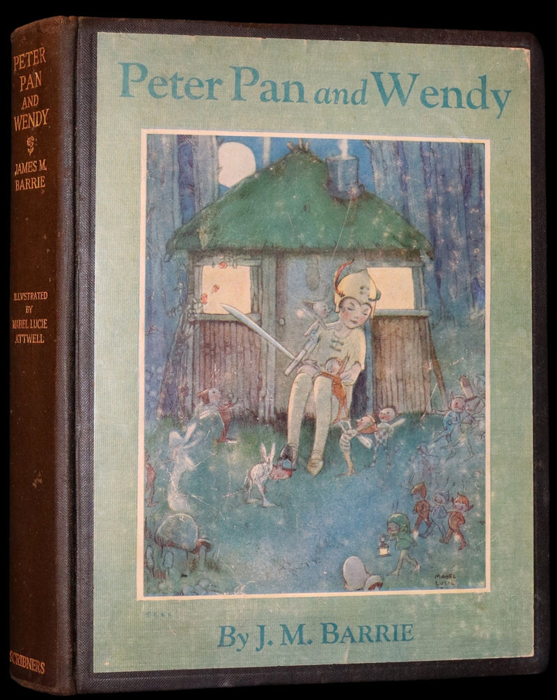 1926 Rare Book - Peter Pan and Wendy by J.M. Barrie Illustrated by Mabel Lucie Attwell.