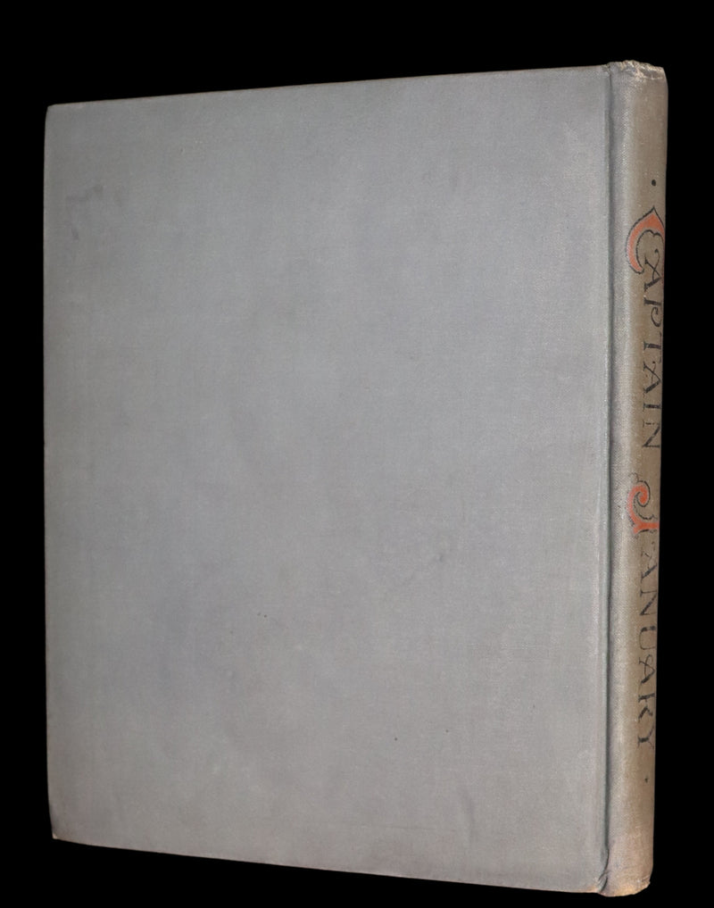 1893 Rare Victorian Book - CAPTAIN JANUARY, Lighthouse Keeper and His Little Girl by Laura E. Richards. Illustrated.