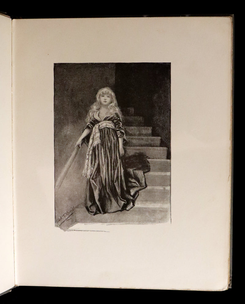 1893 Rare Victorian Book - CAPTAIN JANUARY, Lighthouse Keeper and His Little Girl by Laura E. Richards. Illustrated.