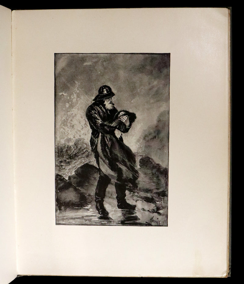 1893 Rare Victorian Book - CAPTAIN JANUARY, Lighthouse Keeper and His Little Girl by Laura E. Richards. Illustrated.