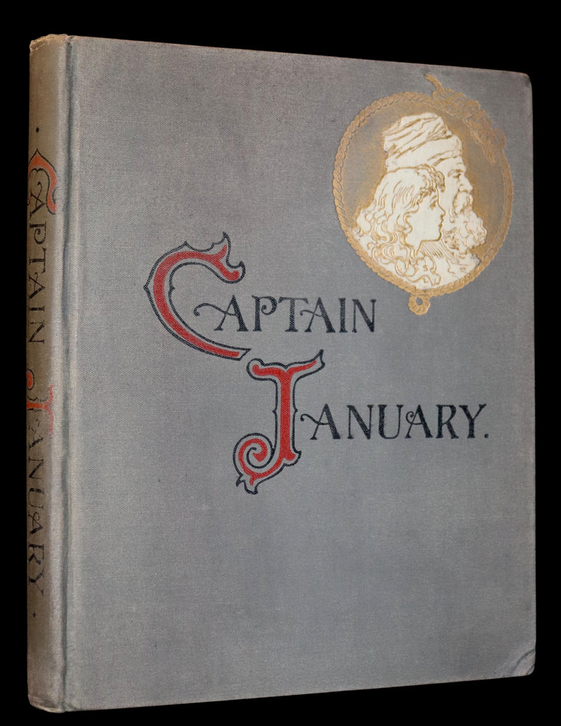 1893 Rare Victorian Book - CAPTAIN JANUARY, Lighthouse Keeper and His Little Girl by Laura E. Richards. Illustrated.