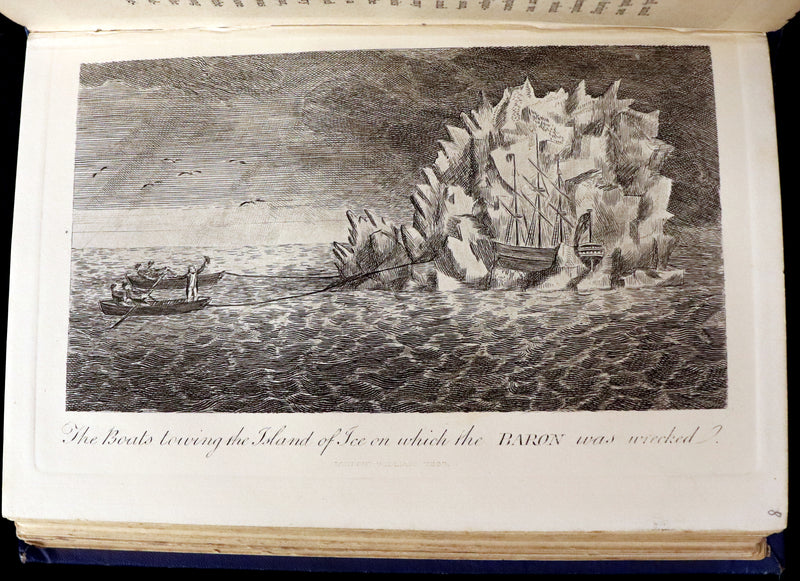 1868 Rare Book - The Travels and Surprising Adventures of Baron MUNCHAUSEN. Illustrated by Cruikshank.