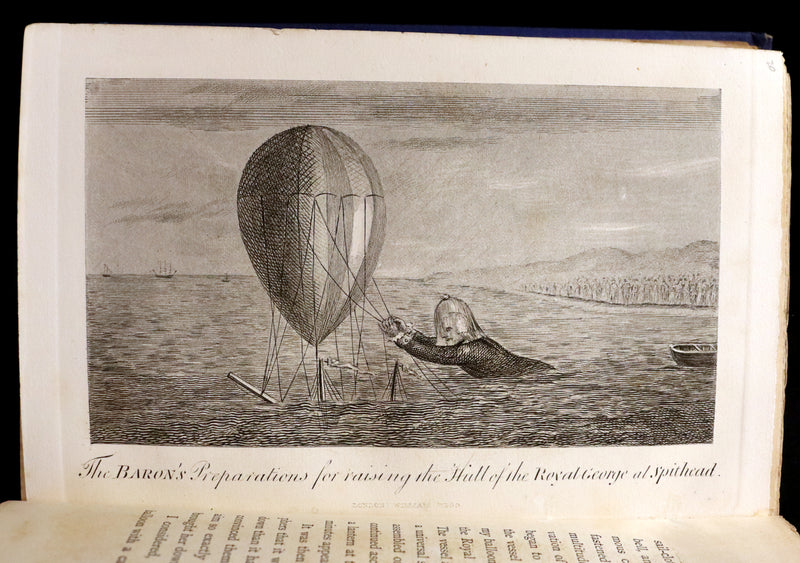 1868 Rare Book - The Travels and Surprising Adventures of Baron MUNCHAUSEN. Illustrated by Cruikshank.