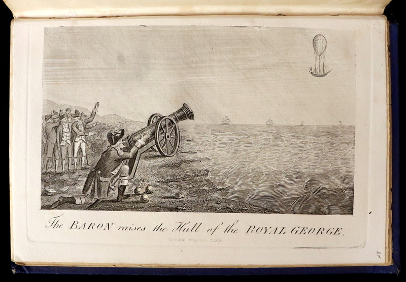 1868 Rare Book - The Travels and Surprising Adventures of Baron MUNCHAUSEN. Illustrated by Cruikshank.