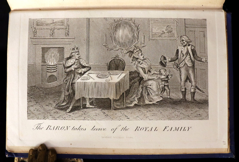 1868 Rare Book - The Travels and Surprising Adventures of Baron MUNCHAUSEN. Illustrated by Cruikshank.