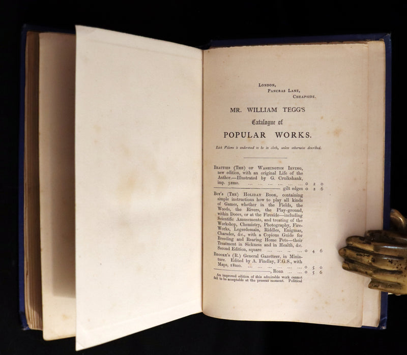 1868 Rare Book - The Travels and Surprising Adventures of Baron MUNCHAUSEN. Illustrated by Cruikshank.