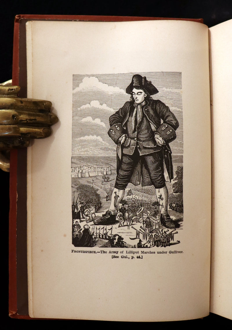 1880 Rare Book - Gulliver's Travels Into Several Remote Nations of the World. Illustrated.