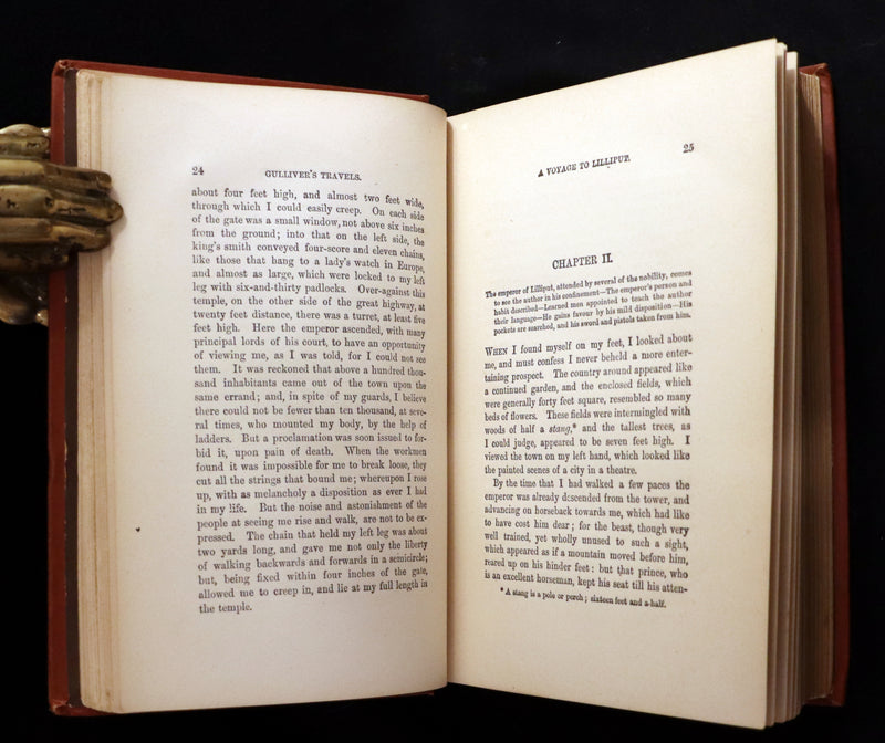 1880 Rare Book - Gulliver's Travels Into Several Remote Nations of the World. Illustrated.