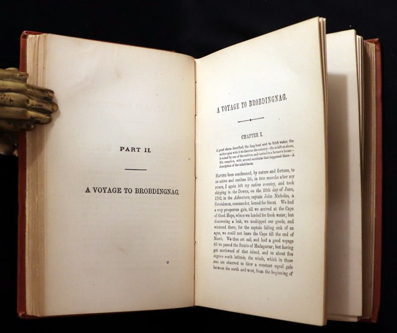 1880 Rare Book - Gulliver's Travels Into Several Remote Nations of the World. Illustrated.