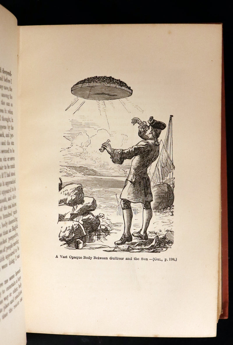 1880 Rare Book - Gulliver's Travels Into Several Remote Nations of the World. Illustrated.