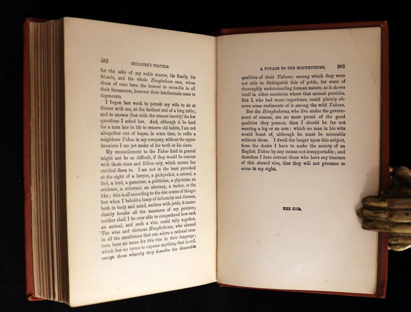 1880 Rare Book - Gulliver's Travels Into Several Remote Nations of the World. Illustrated.
