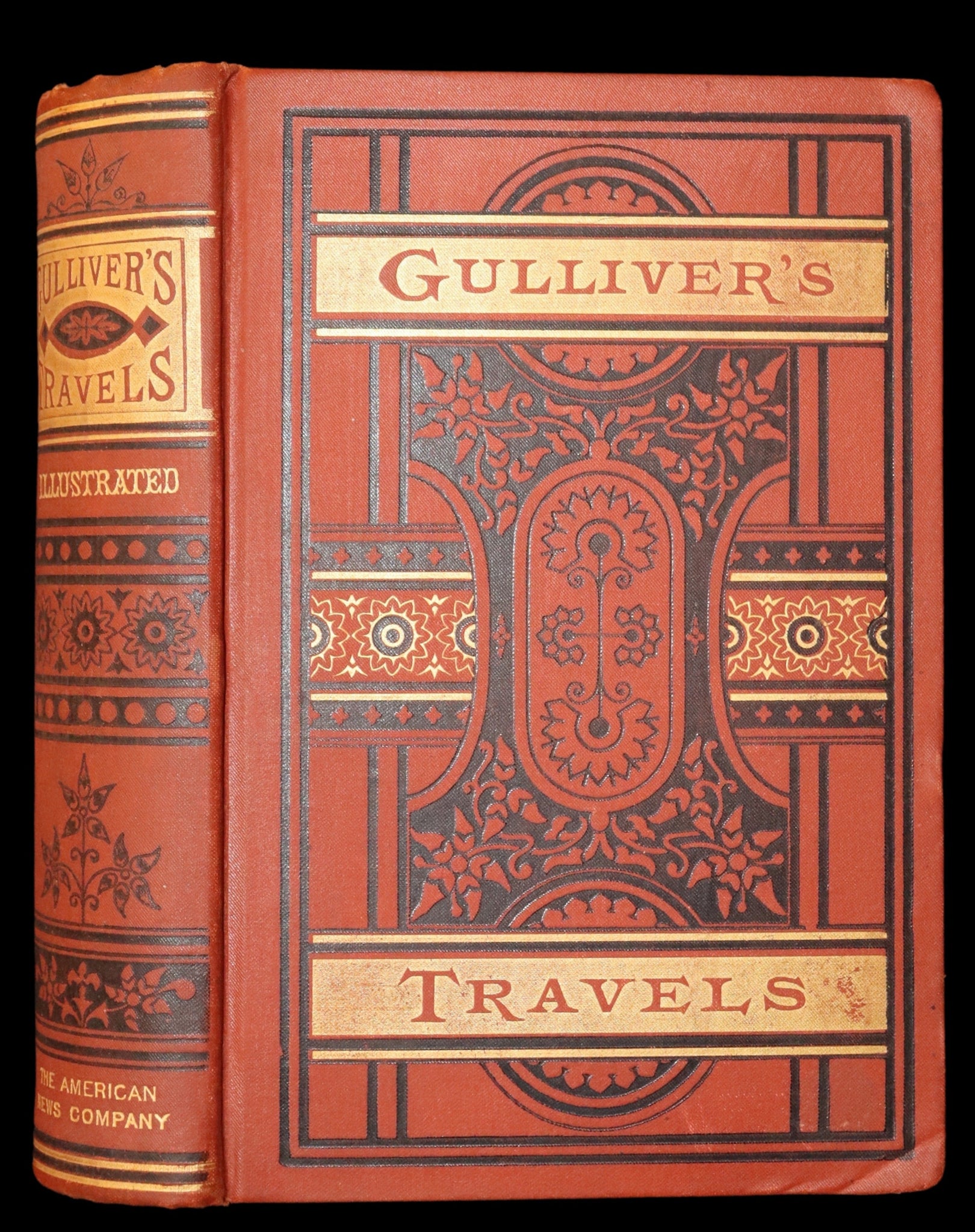 1880 Rare Book - Gulliver's Travels Into Several Remote Nations of the World. Illustrated.
