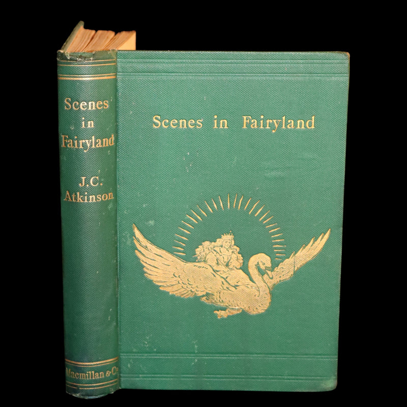 1892 Rare First Edition - SCENES IN FAIRYLAND by JC Atkinson illustrated by CE Brock.