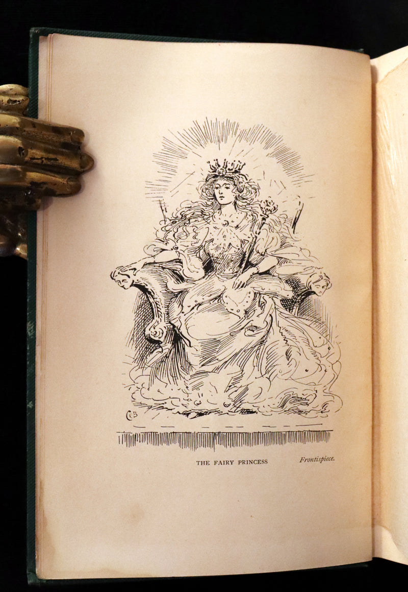 1892 Rare First Edition - SCENES IN FAIRYLAND by JC Atkinson illustrated by CE Brock.