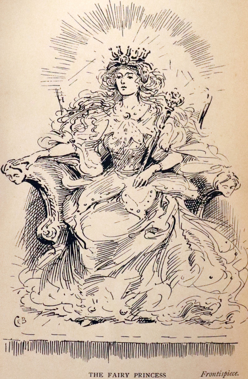 1892 Rare First Edition - SCENES IN FAIRYLAND by JC Atkinson illustrated by CE Brock.
