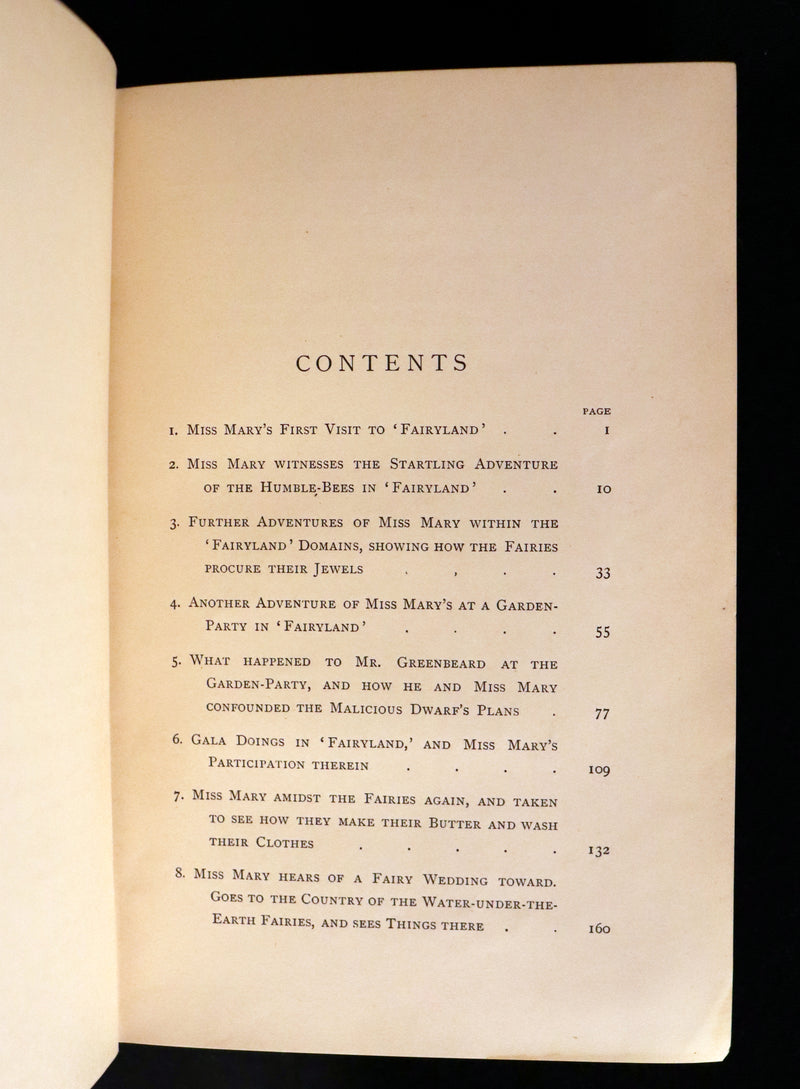 1892 Rare First Edition - SCENES IN FAIRYLAND by JC Atkinson illustrated by CE Brock.