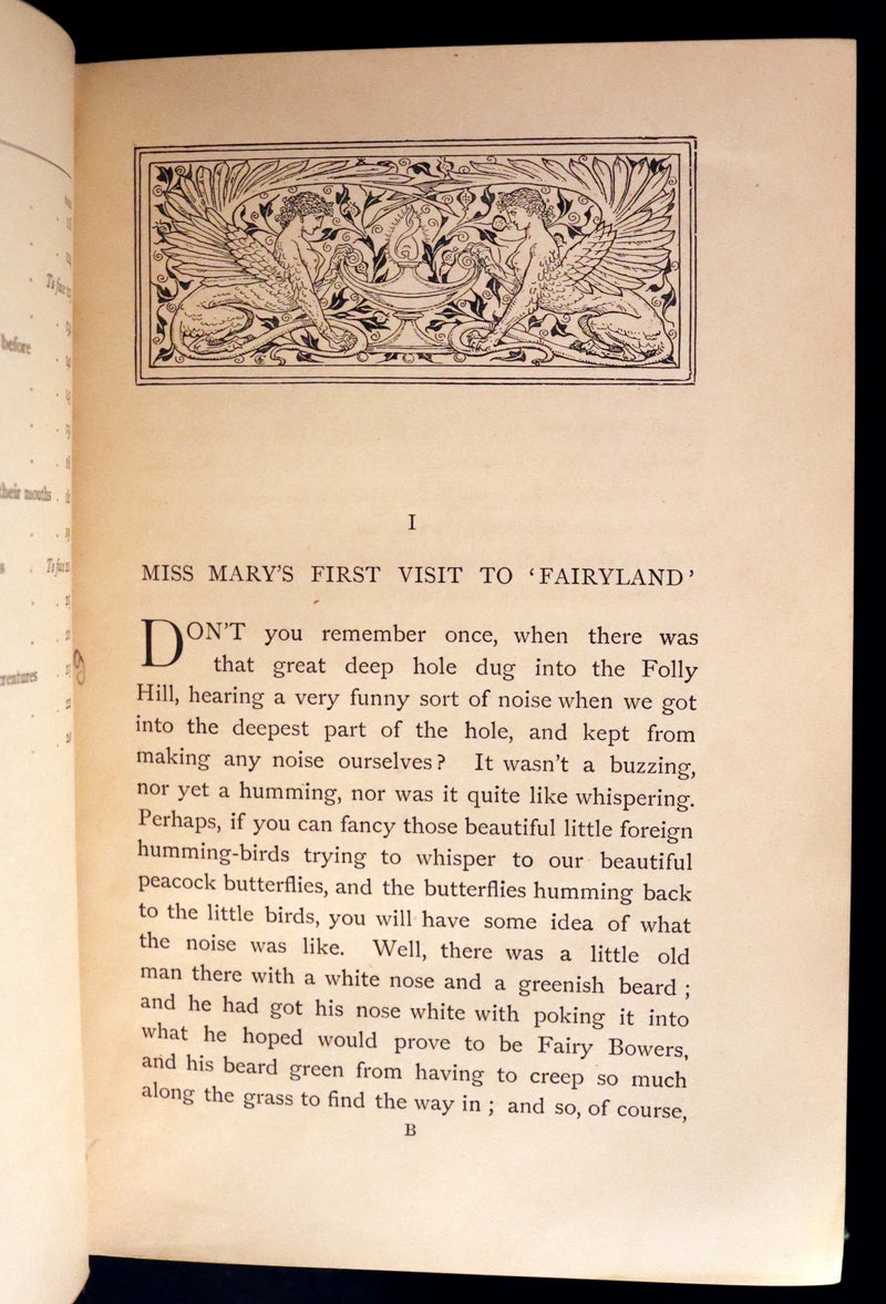 1892 Rare First Edition - SCENES IN FAIRYLAND by JC Atkinson illustrated by CE Brock.
